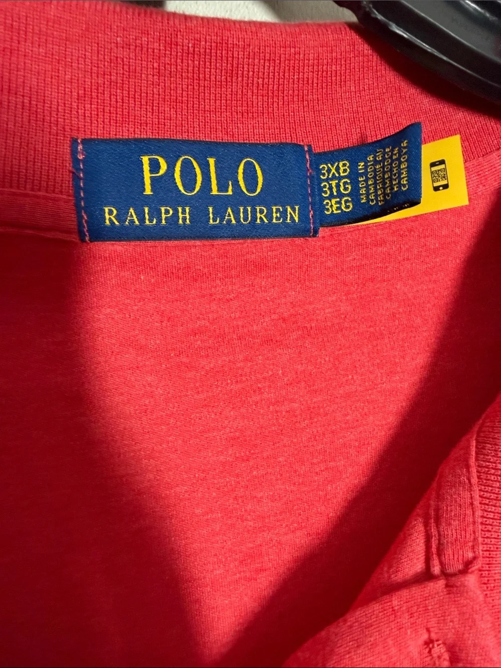 Polo Ralph Lauren Men’s Embroidered Pony Short Sleeve Knit Cotton Polo Red 3XB